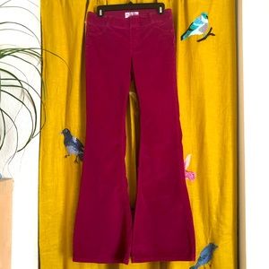 We the Free Pull On Cord Flare in Mulberry